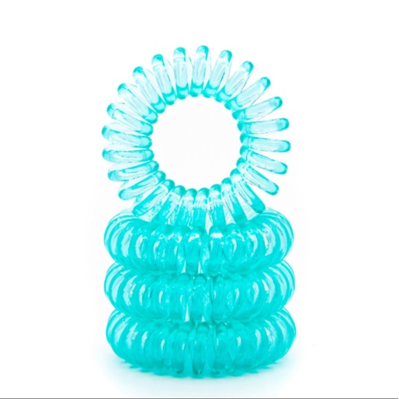 🧧SALE 3/$15 GummiBand Hair Cords - Ocean Breeze (Teal) - Picture 2 of 2